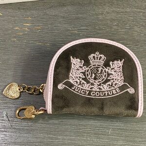 Juicy Couture Brown and Pink Coin Purse